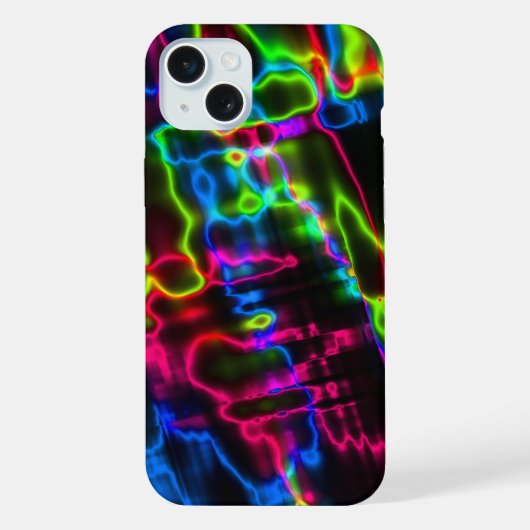 電流iPhone 15プラスケース。 iPhoneケース (裏面)