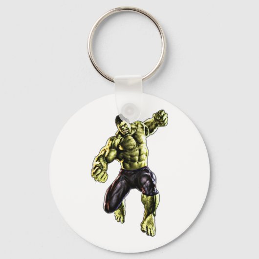 電源と強度ボタンのキーチェーン キーホルダー (正面)