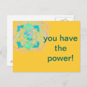 電源はがき ポストカード (正面/裏面)