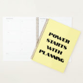 電源はPlanningノートブックでやる気を起こさせる開始 プランナー手帳 (ディスプレー)
