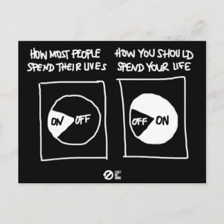 電源を入れろ！ポストカード ポストカード