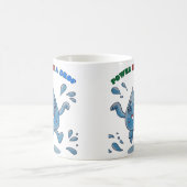 電源を落とす – 水感動的をテーマにしたマグカップ コーヒーマグカップ (中央)