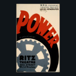 電源アールデコ1930s WPA Vintage Poster ポスター<br><div class="desc">電源アールデコ1930s WPA Vintage Poster</div>