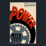 電源アールデコ1930s WPA Vintage Poster ポスター<br><div class="desc">電源アールデコ1930s WPA Vintage Poster</div>