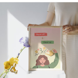 電源オフと電源オン：デジタルデトックスのポスター ポスター