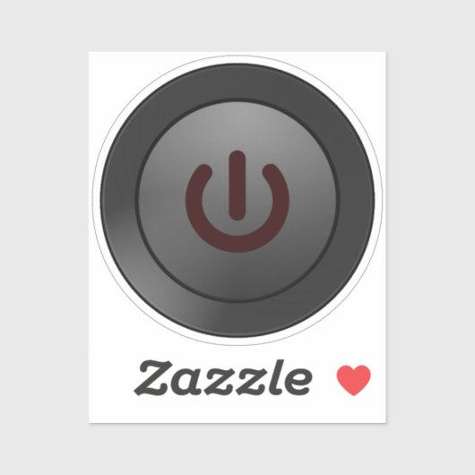 電源オフ記号 シール (シート)