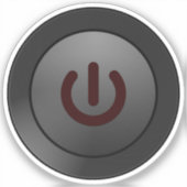 電源オフ記号 シール (正面)