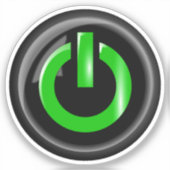 電源オン記号 シール (正面)