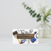 電源ツール | 木製ボード 名刺 (スタンド正面)