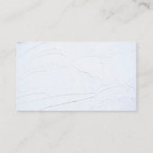 電源ツール | 木質ボード | ブラウン擦り切れたレザー 名刺 (裏面)