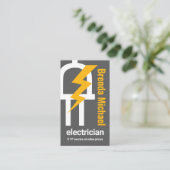 電源プラグの充電パワー 名刺 (スタンド正面)