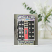 電源ベンダー…電話代金自動販売機 ポストカード (スタンド正面)