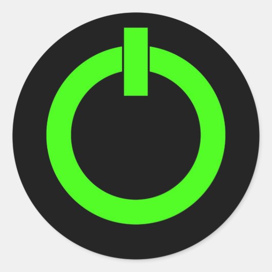 電源ボタンのラウンドシール ラウンドシール (正面)