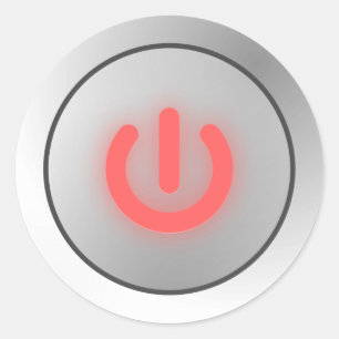 電源ボタン ラウンドシール