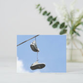 電源ラインのスニーカー ポストカード (スタンド正面)