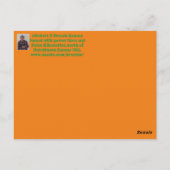 電源ライン付きカンザスサンセットのポストカード ポストカード (裏面)