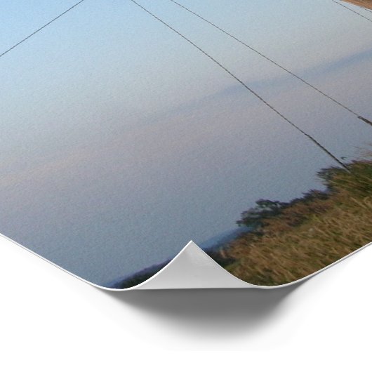 電源ライン ポスター (角)