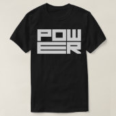 電源ロゴ Tシャツ (デザイン正面)