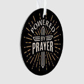 電源供給元祈りの言葉 オーナメント (正面)