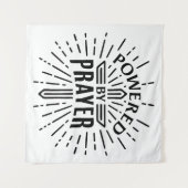 電源供給元祈りの言葉 タペストリー (正面(横))