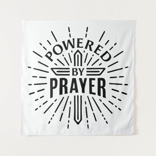 電源供給元祈りの言葉 タペストリー (正面)