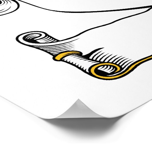 電源家紋 ポスター (角)