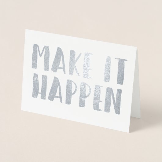 電源引用文II |実現 箔カード (正面)