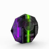 電源彫刻 フォトブロック (左)