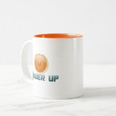 電源投入 ツートーンマグカップ (正面左)