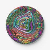 電源抽象芸術7 ペーパープレート (正面)