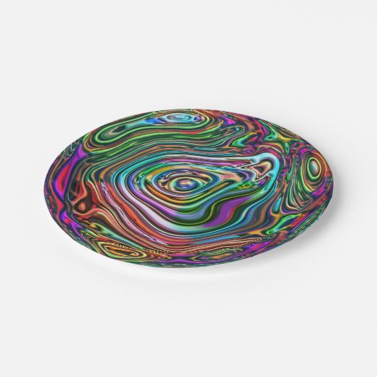 電源抽象芸術7 ペーパープレート (アングル)