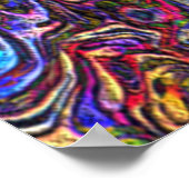 電源抽象芸術8 ポスター (角)