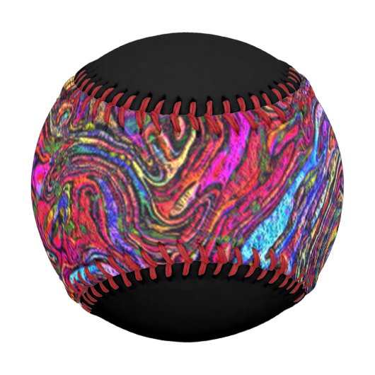 電源抽象芸術8 野球ボール (裏面)