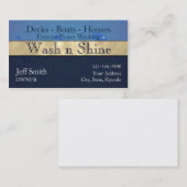 電源洗浄 名刺 (正面/裏面)