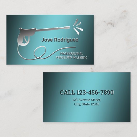 電源洗浄 名刺 (正面/裏面)