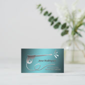 電源洗浄 名刺 (スタンド正面)