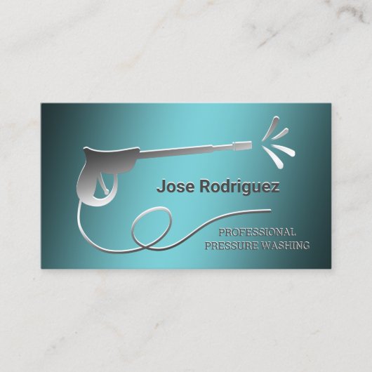 電源洗浄 名刺 (正面)