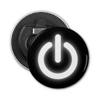 電源白熱［赤熱］光を放つオン記おもしろい号 栓抜き