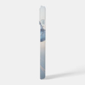 電澄ん話ケース – カワイイ猫と蝶デザイン iPhone 15ケース (左側面)