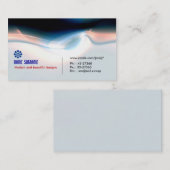 電灯のモダンおよび強力 名刺 (正面/裏面)