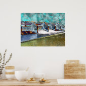 電灯水路 ポスター (キッチン)