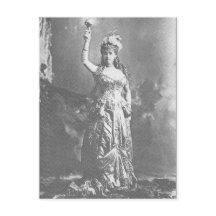 電灯W・K・ヴァンダービルト夫人の服装