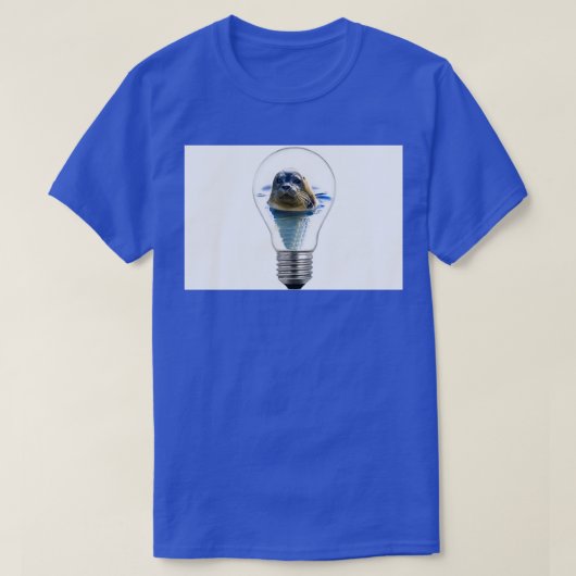 電球がハウラー Tシャツ (デザイン正面)