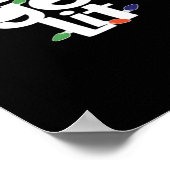 電球でハッピーな気分 クラシック ポスター (角)