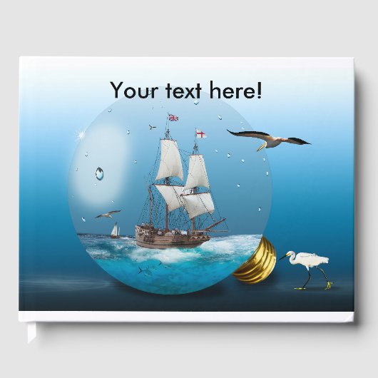 電球で出荷する ゲストブック (正面)