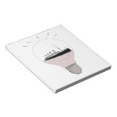 電球で出荷する ノートパッド (アングル)