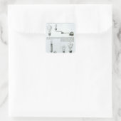 電球とそのブラケットの図 スクエアシール (バッグ)