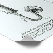 電球とそのブラケットの図 ポスター (角)