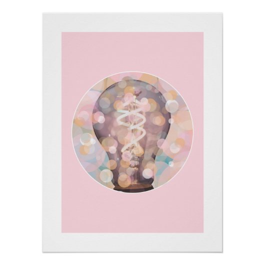 電球のきらめき ポスター (正面)