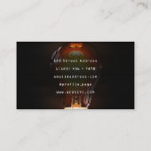 電球のイメージカバー電気 名刺 (裏面)